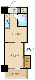 ダイアパレス高崎中央【5階】の間取り