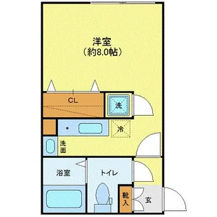 MODULOR白山II【2階】の間取り