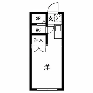 ファミーユ鶴見【1階】の間取り