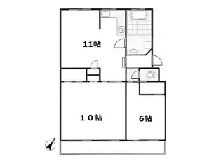 MAC東中野コート【2階】の間取り
