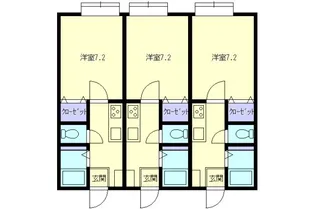 クレールヒル【1階】の間取り