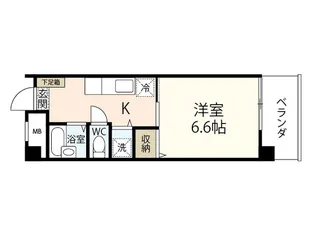 川本ビル【3階】の間取り