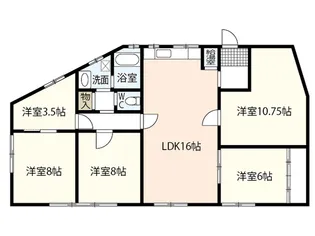 田部ビル【3階】の間取り
