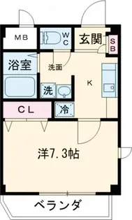 ビアンフェ【2階】の間取り