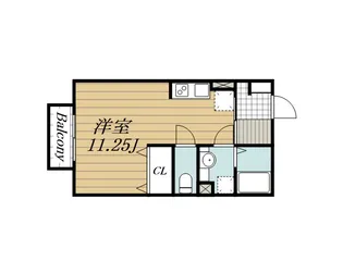 千葉県千葉市美浜区真砂1【アパート】の間取り