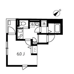 東京都北区滝野川6【マンション】の間取り