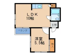 滝川パ-クマンション【3階】の間取り