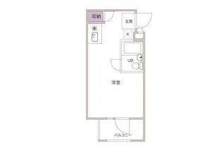 アルカサール洗足池【3階】の間取り