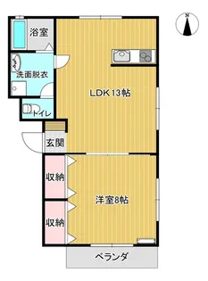 広栄ハイツ【2階】の間取り