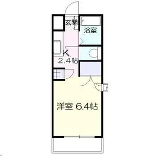 LUXYマンション【2階】の間取り