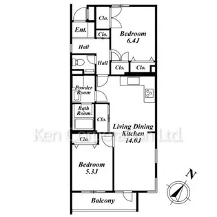 ルミエール目白【1階】の間取り