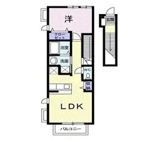 アンジェの郷 B棟【2階】の間取り