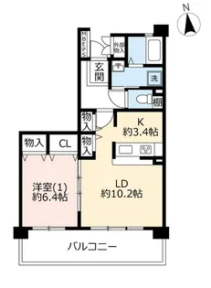 URグリーンタウン小金井【4階】の間取り