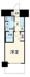 メインステージ横濱伊勢佐木II【4階】の間取り