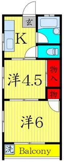 コーポ上原【2階】の間取り