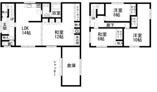 北海道余市郡余市町黒川町16【一戸建】の間取り