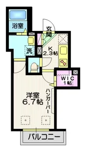 E maison 中延【2階】の間取り