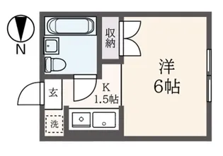 東京都杉並区高井戸東3【アパート】の間取り