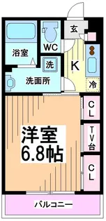 神奈川県川崎市多摩区中野島6【アパート】の間取り