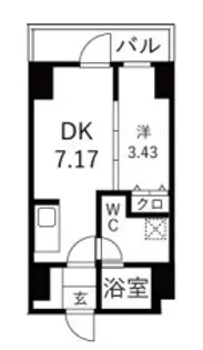 東京都墨田区千歳3【マンション】の間取り