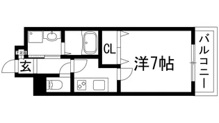 エテルノ昆陽3【2階】の間取り