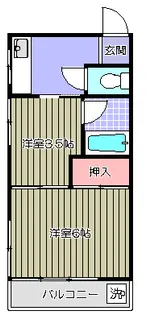 グリーンハイツ【3階】の間取り