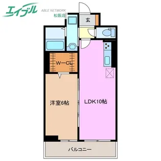 ラフィーネ【8階】の間取り