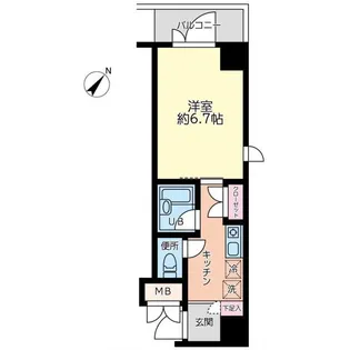 ホルティ南小岩【3階】の間取り