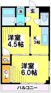 東京都三鷹市中原2【マンション】の間取り