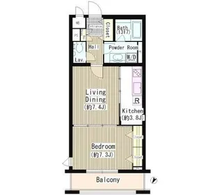 ルミエール中町【3階】の間取り