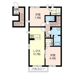 グランチェスタ文京【2階】の間取り