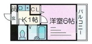 フレックス新大阪2【5階】の間取り