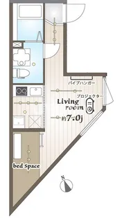 Elysion門前仲町【2階】の間取り