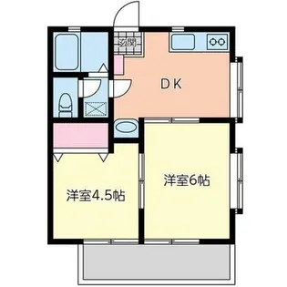 ニューピアパークIC【2階】の間取り