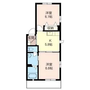 フォルトゥーナC【1階】の間取り
