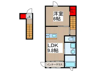 仮)ルアナ【2階】の間取り