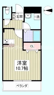 ベルフロースト弐番館【1階】の間取り