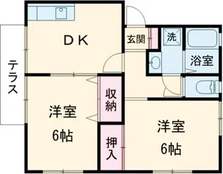 新潟県長岡市今井1【アパート】の間取り
