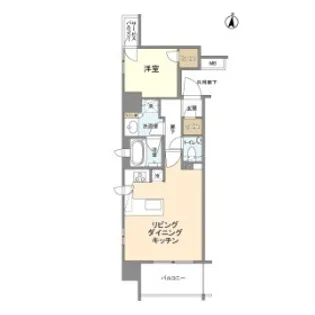 JP noie 阿佐ヶ谷【5階】の間取り