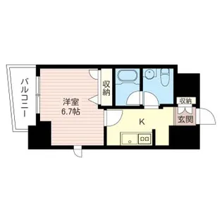 グランメール東新宿【3階】の間取り
