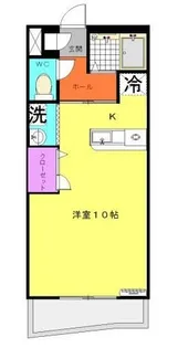 クリスタータ【1階】の間取り