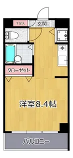 ルーラル宮崎台【1階】の間取り