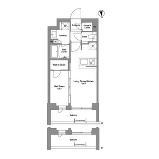 東京都品川区豊町1【マンション】の間取り