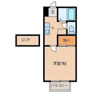 アピアランス【2階】の間取り