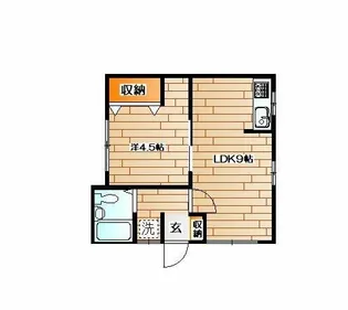 神奈川県横浜市南区三春台【アパート】の間取り