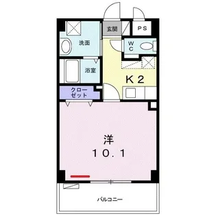サン レジェンド【4階】の間取り