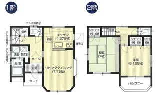 福島県いわき市泉玉露3【一戸建】の間取り