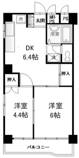 埼玉県熊谷市弥生2【マンション】の間取り