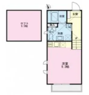 コンフォルト中山【1階】の間取り