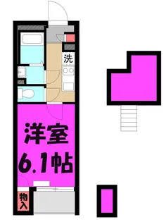 東京都足立区扇1【アパート】の間取り